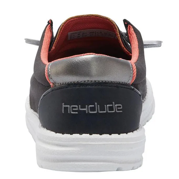 Hey Dude Wendy Advantage Black Fashionable Slip On Sneakers
