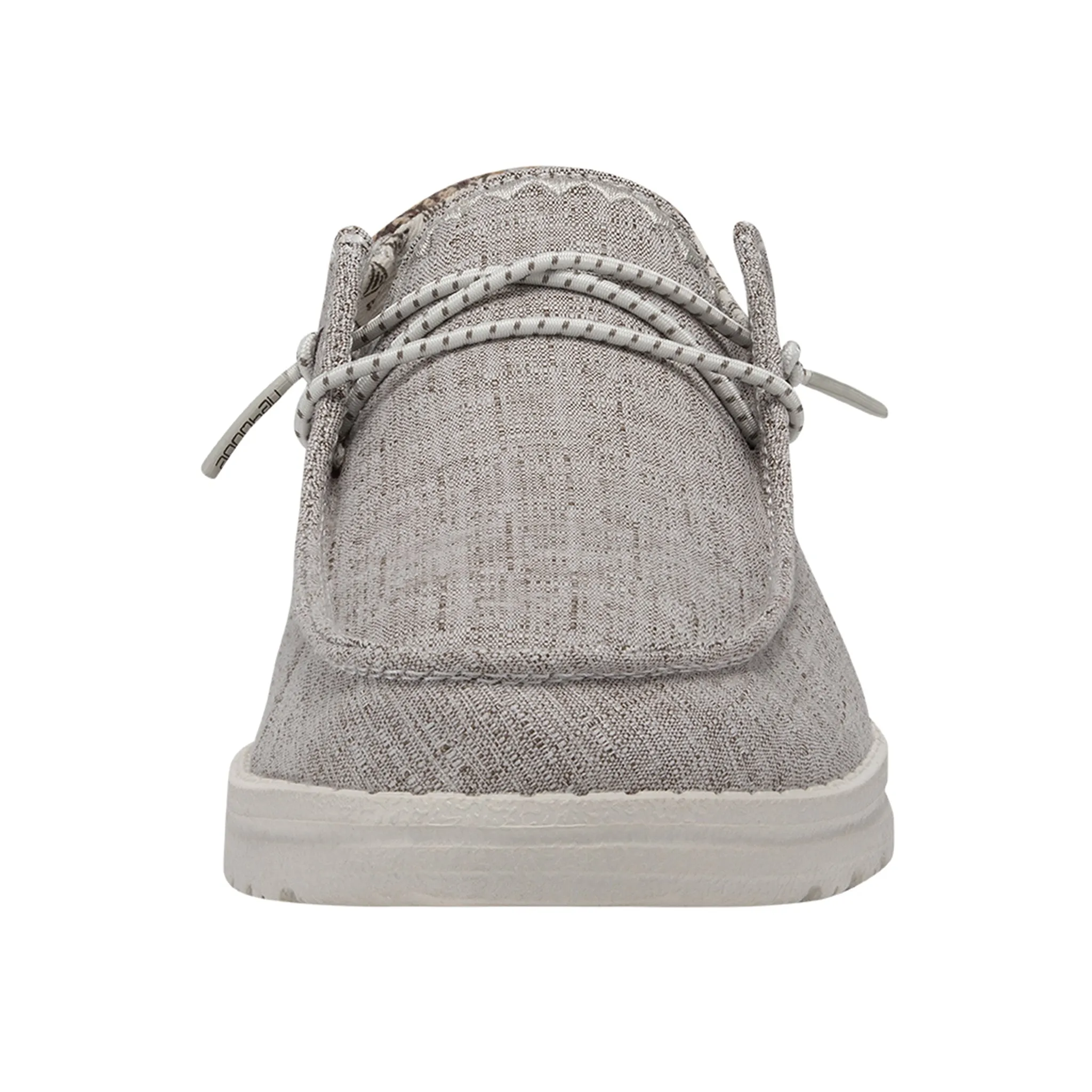 Mens Sandals Slip On Hey Dude Wendy Chambray Woven Java