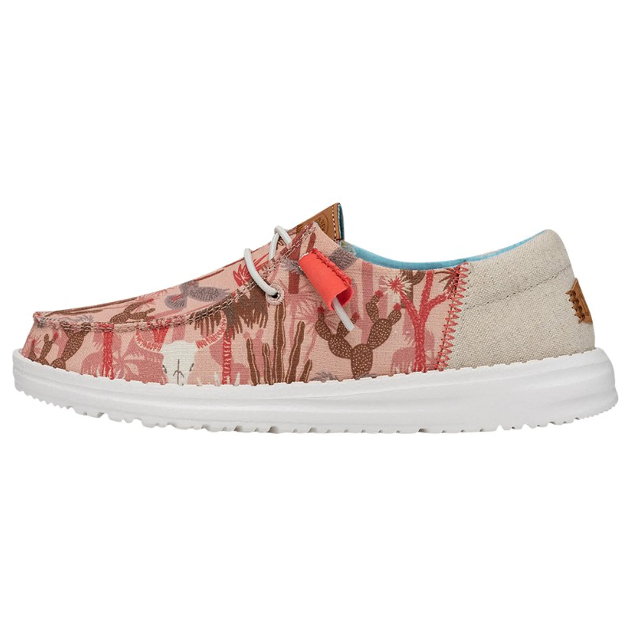 S&s Slash Cut Slip Ons Hey Dude Wendy Funk Oasis Pink Shoes