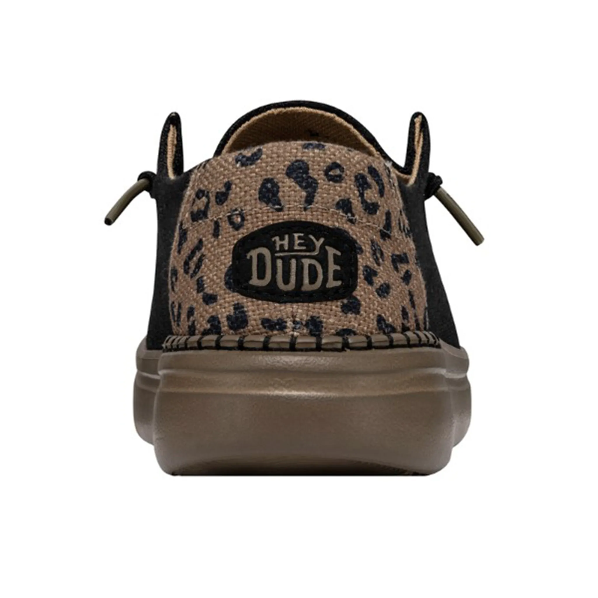 Slip On Casual Loafers Hey Dude  Wendy Rise Leo Black Shoes