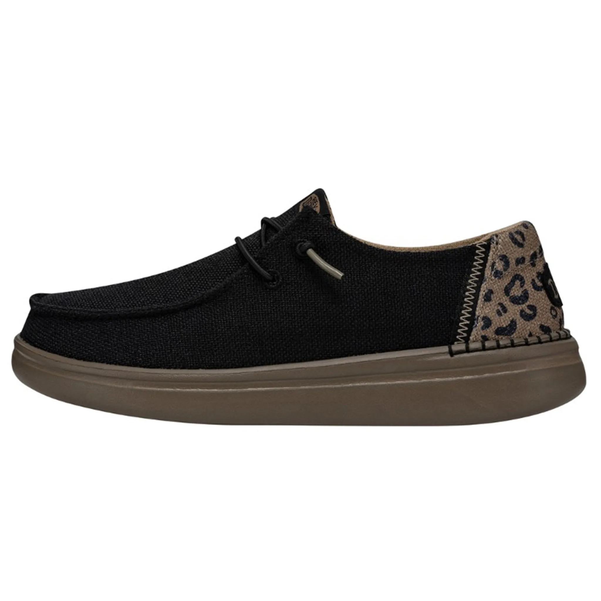 Nantucket Slip On Sneaker Hey Dude  Wendy Rise Leo Black Shoes
