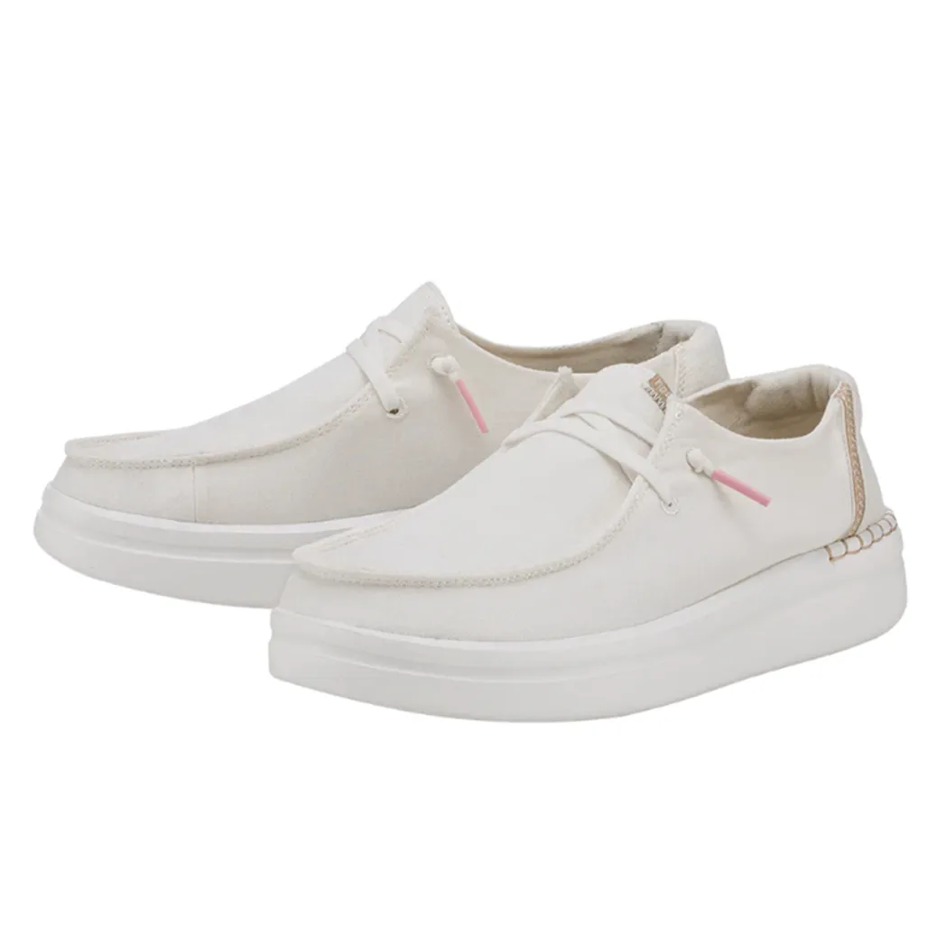 Hey Dude Wendy Rise Sparkle White Dior Slip On