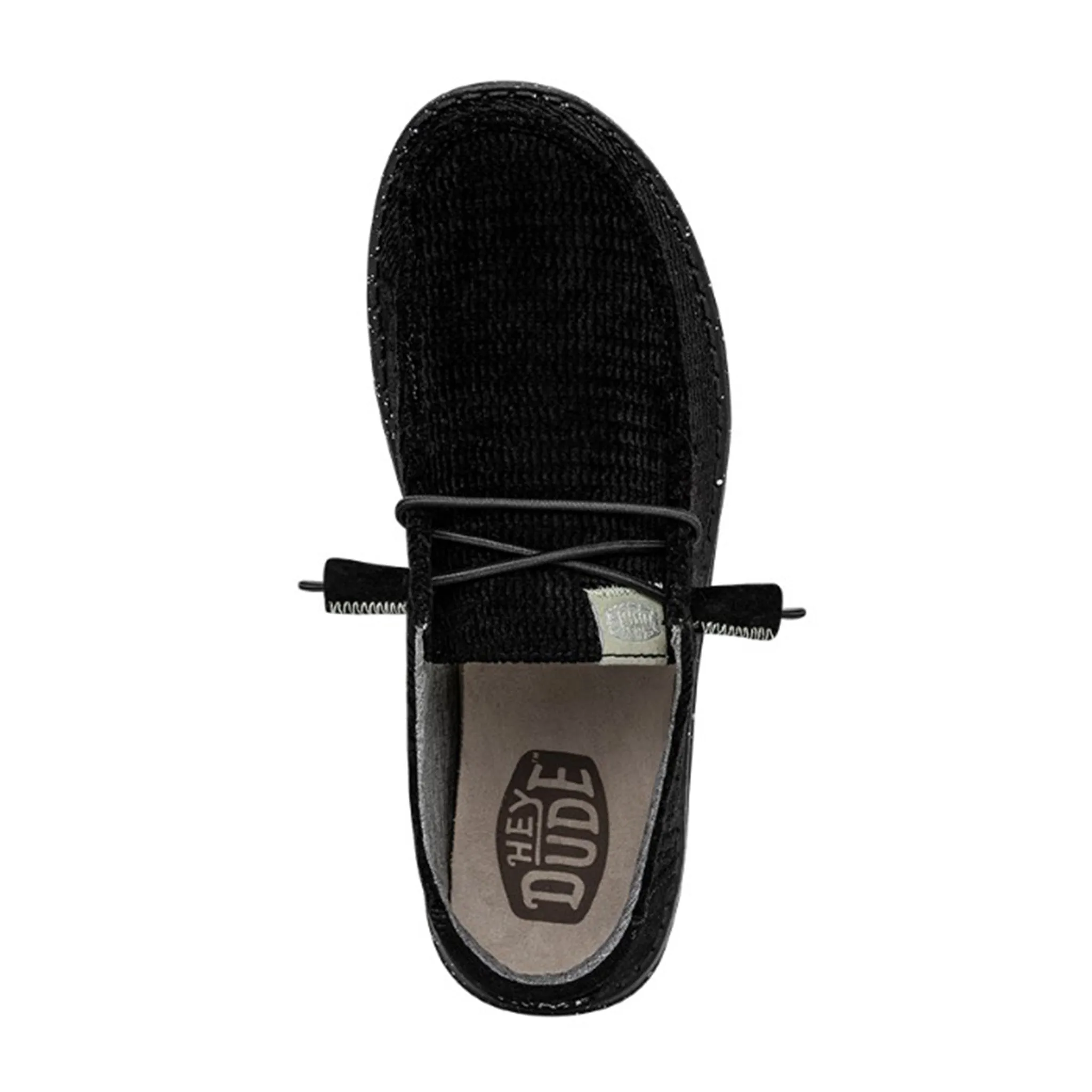 Tab Slip Ons Hey Dude Wendy Wave Corduroy Black