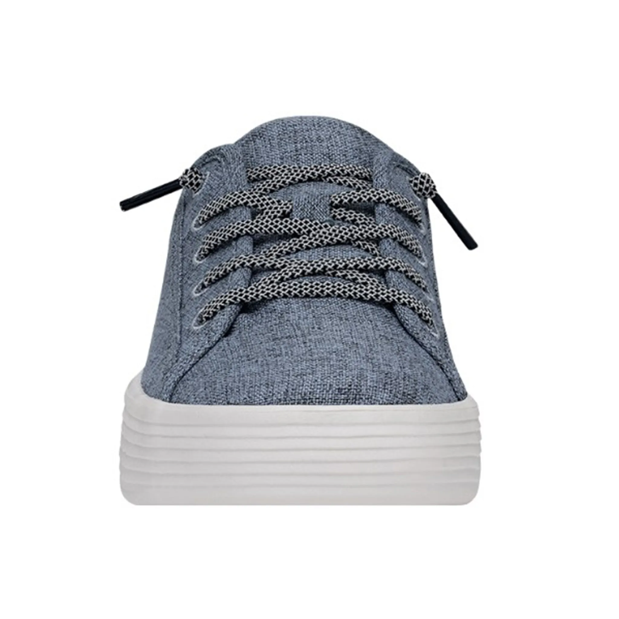 Hey Dude Women's Cody Craft Linen Blue Rubber Boots Slip On