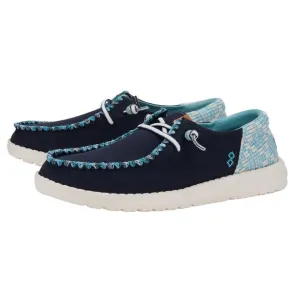 Hey Dude Women's Wendy Funk Jacquard Blue Slip On Deals
