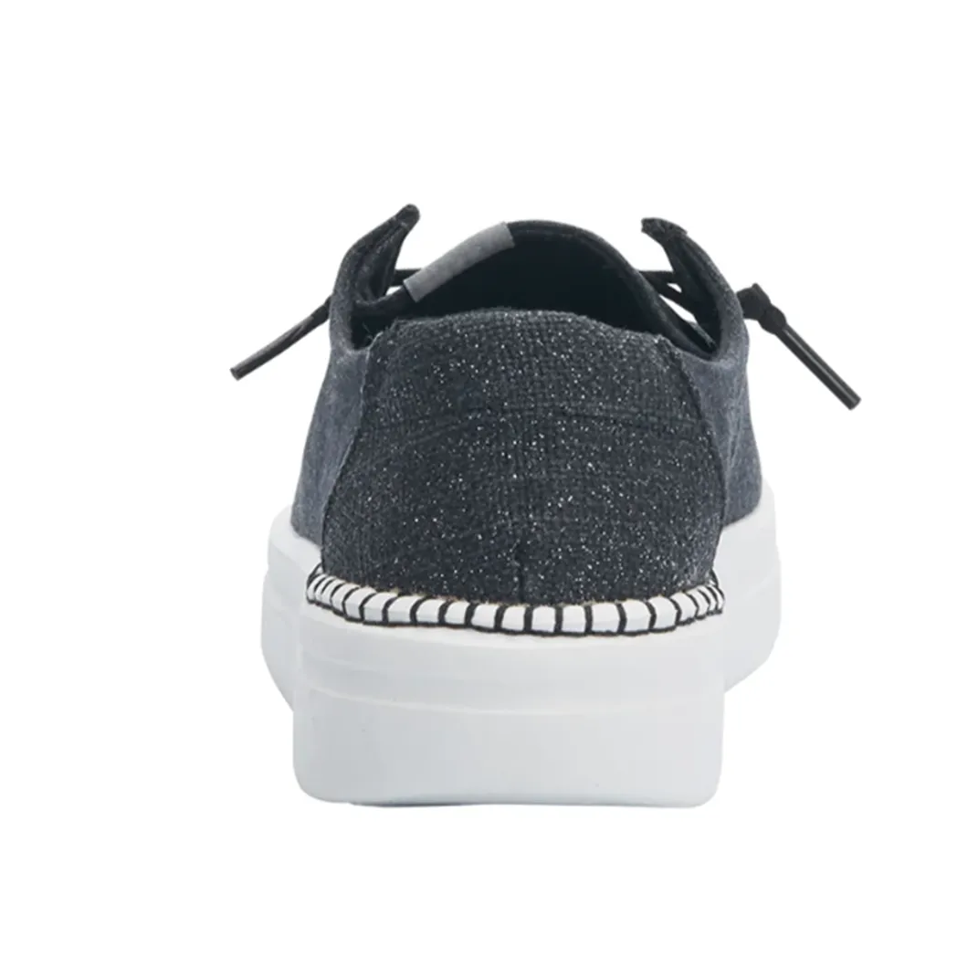 Slip On Nursing Shoes Hey Dude Women's Wendy Rise Black