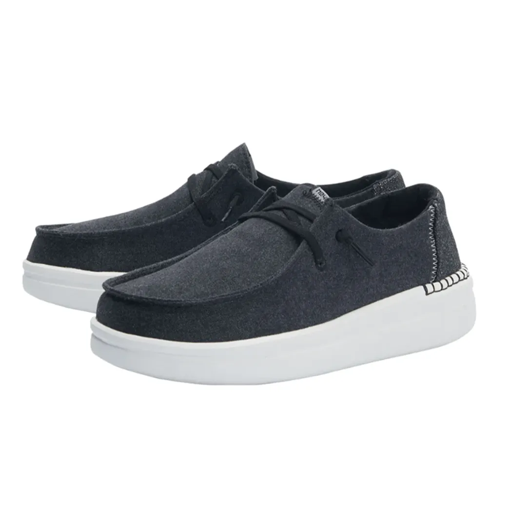 Bernie Mev Slip On Sneaker Hey Dude Women's Wendy Rise Black