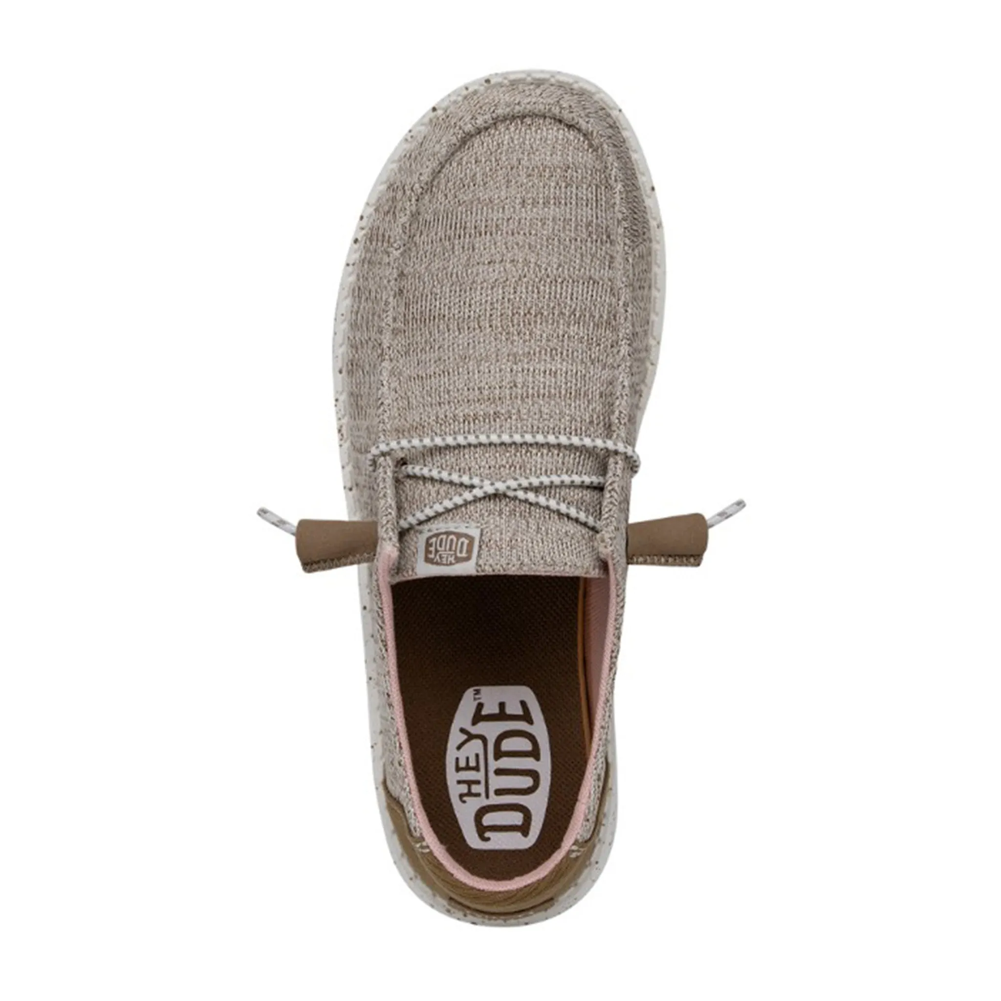 Best Walking Slip On Shoes Hey Dude Women's Wendy Sport Mesh Walnut Shoes