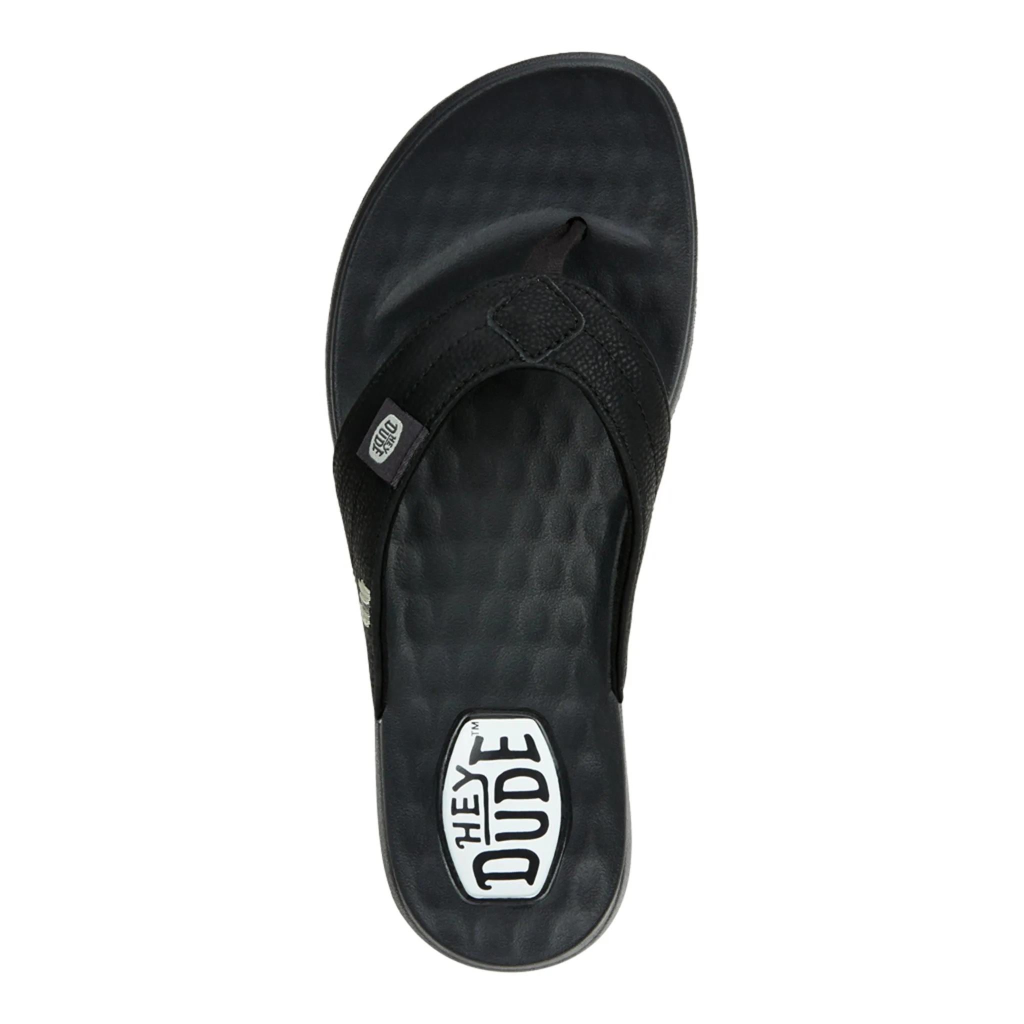 Slip On Winter Clogs Hey Dudes Women's Christi Black Flip Flops