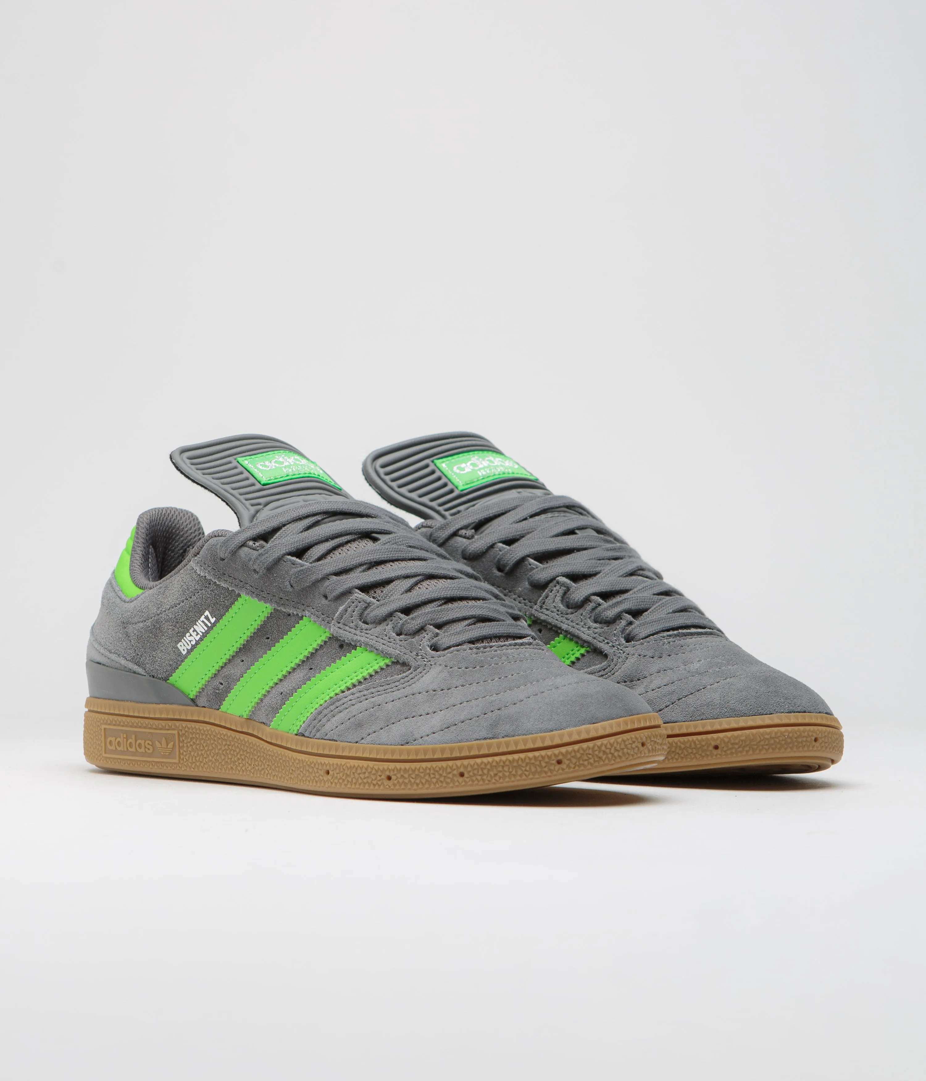 Race Adidas Shoes Adidas Busenitz Shoes - Grey Four / Lime / Gum4