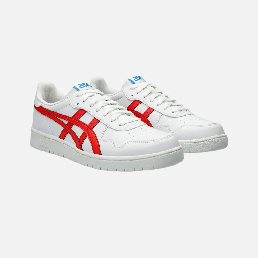 Asics JAPAN S Unisex Lifestyle Shoes -White/True Red Best Running Shoes In Asics