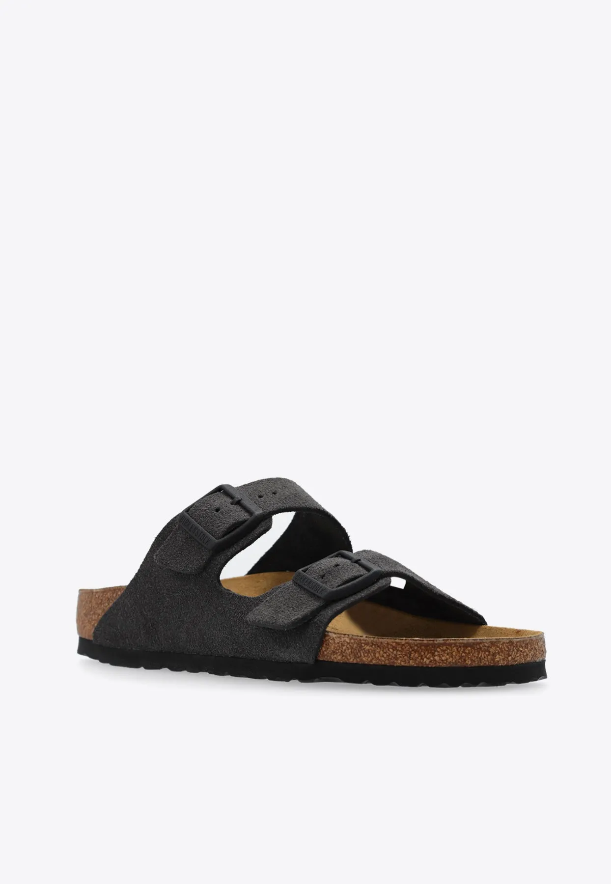 Arizona Buckle Suede Slides Eleanor Slides