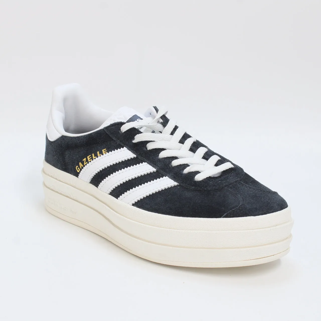 adidas Gazelle Bold W Core Black Cloud White Core White Trainers Adidas Adizero Boston 12 Running Shoes