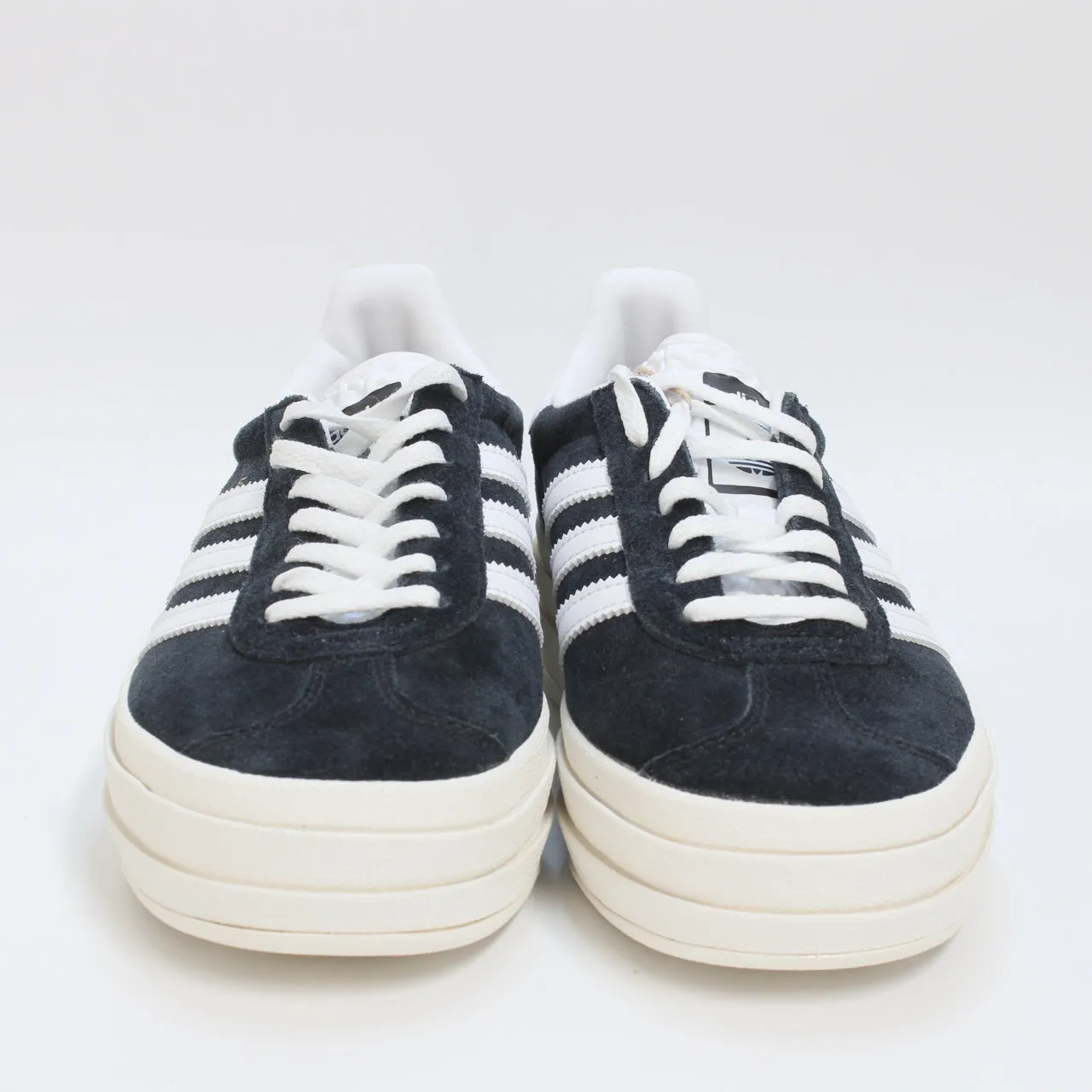 adidas Gazelle Bold W Core Black Cloud White Core White Trainers Adidas Rider Shoes