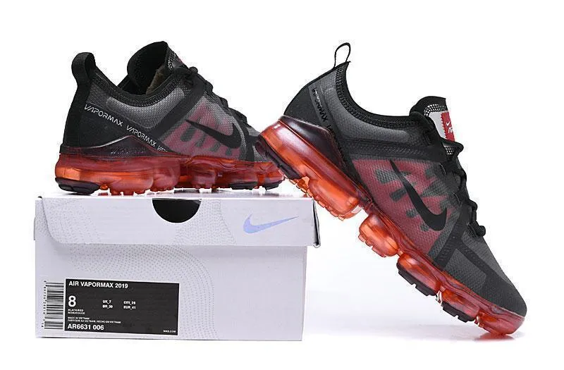 Asics Gel Gym Shoes Nike Air Vapormax 2019  'Black Bordeaux' Shoes Sneakers Men Women !!! CYBER MONDAY SALE !!!