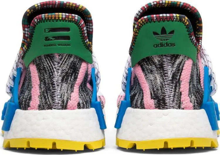 Kobe Adidas Shoes Pharrell x Adidas NMD Human Race Trail 'Solar Pack' Grey Pink Shoes Men Women Sneaker Sale All Size US 7-11