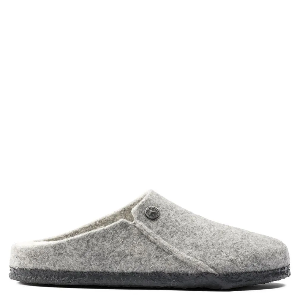 Brand Slides Birkenstock Men's Zermatt Shearling Wool Felt in Light Grey