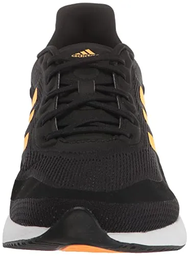 Adidas Sleek Super Shoes adidas Men's Supernova   Running Shoe, Core Black/Flash Orange/Flash Orange, 9