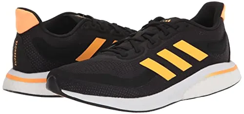 Sale On Adidas Shoes adidas Men's Supernova   Running Shoe, Core Black/Flash Orange/Flash Orange, 9