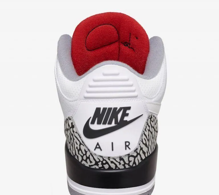 Nike Air Jordan 3 Retro Katrina White Cement Back Red Men Shoes Sale Size US 7, 8, 8.5, 9, 10, 11, 12, 13 Trusstic System Asics Running Shoes