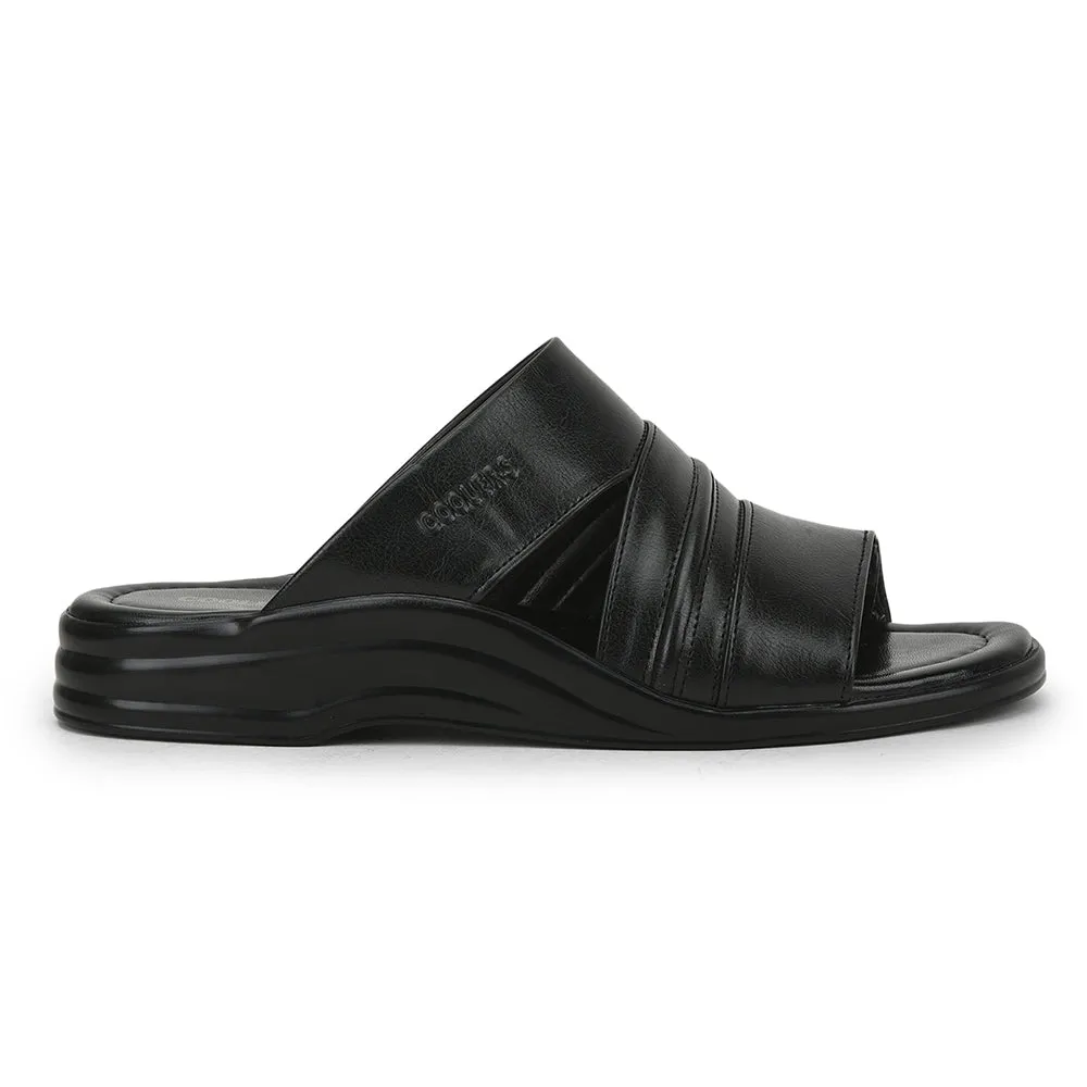 Coolers Casual Slippers For Men (Black) 7123-805D By Liberty Bunny Slippers Don't Be A Menace