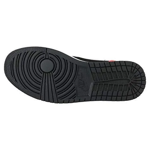 Nike Men's Air Jordan 1 Mid Basketball Shoe, Black/Infrared 23/White, Size 8 Asics Shoes Discount Sale