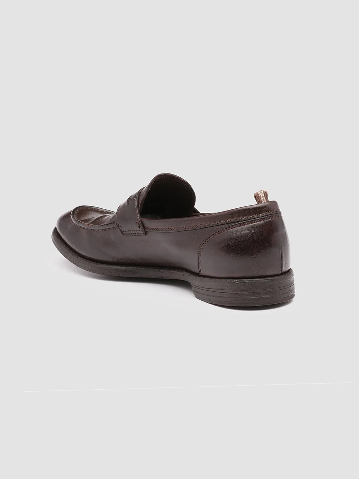 Adrian Loafers ARC 509 - Brown Leather Penny Loafers