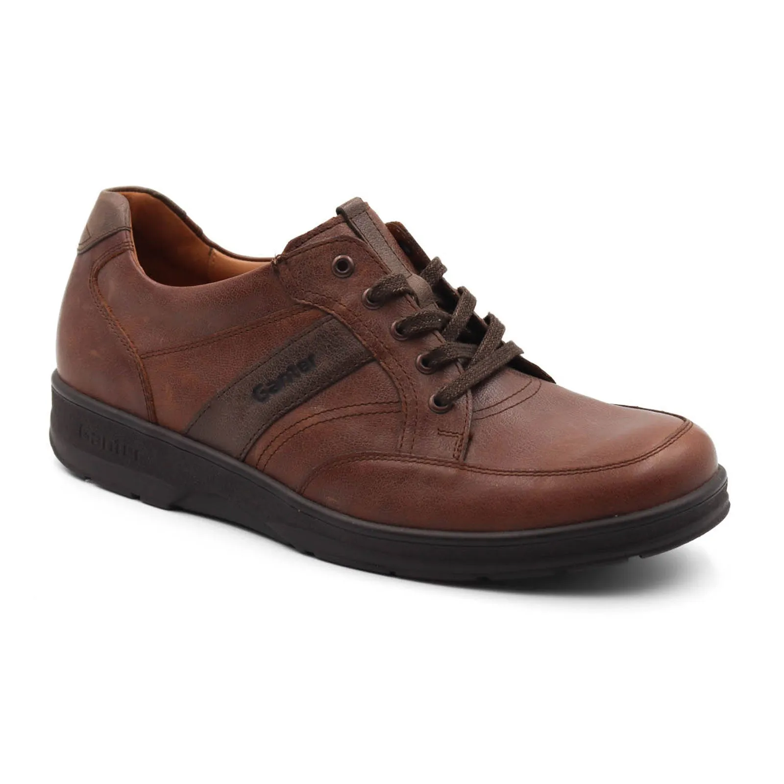 Sleuth Slip On Ganter Hugo Lace Up (Men) - Mocca/Smoke