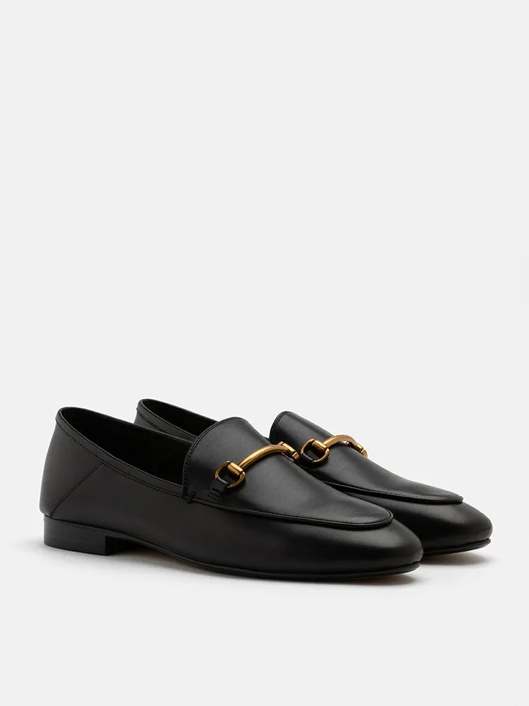 Tiger Loafers Isabeau Metal Buckle Loafers