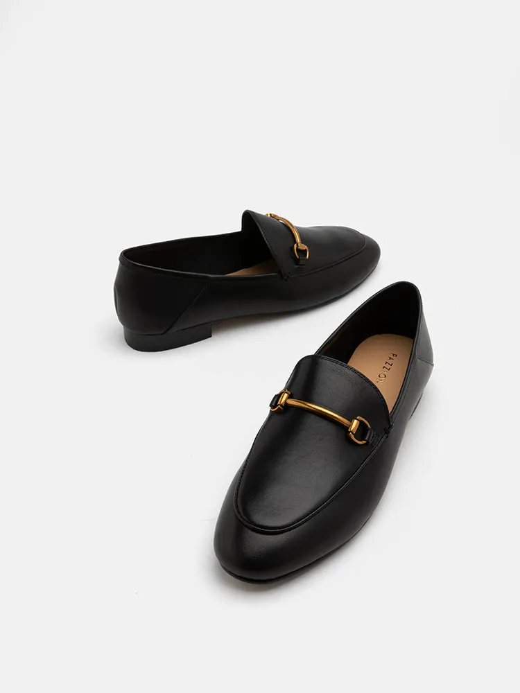 Isabeau Metal Buckle Loafers Frye Loafers