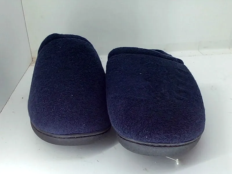 Isotoner Men's Navy Slip-On Slippers Size 8.5 Of Slippers