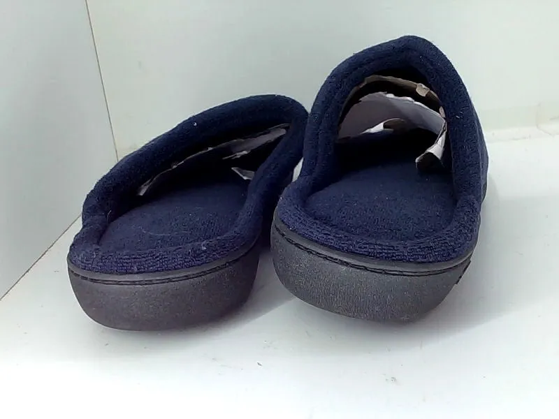 Altard State Cloud Slippers Isotoner Men's Navy Slip-On Slippers Size 8.5