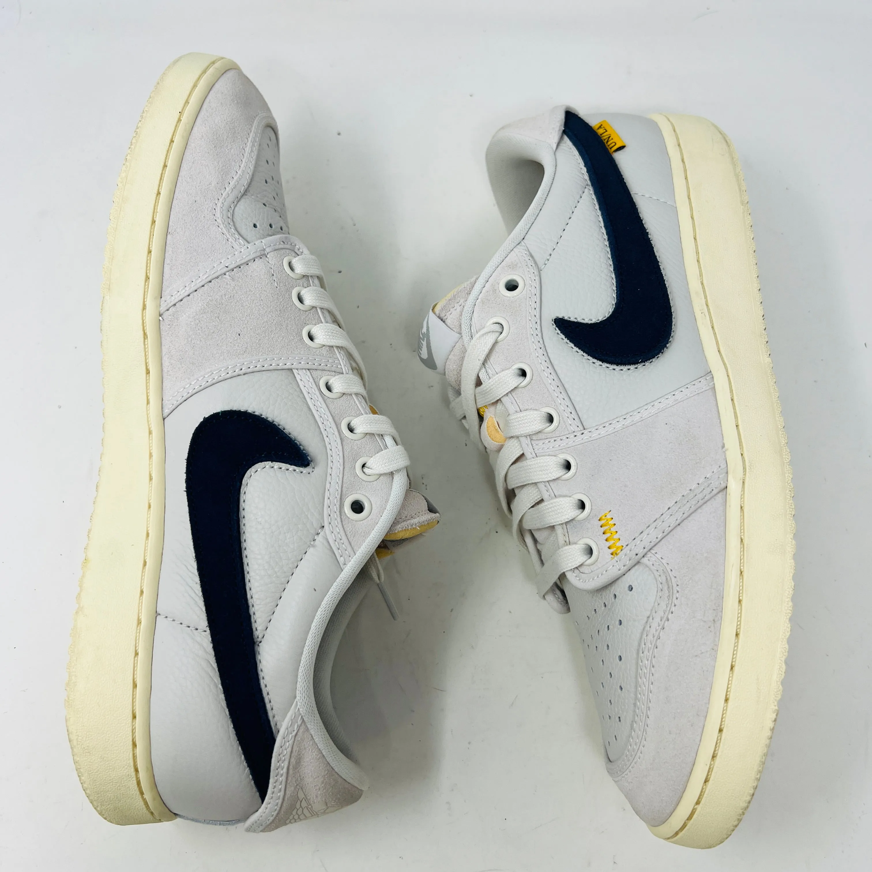 Asics Shoes San Marcos Outlet Jordan 1 Retro AJKO Low SP Union Sail Leather