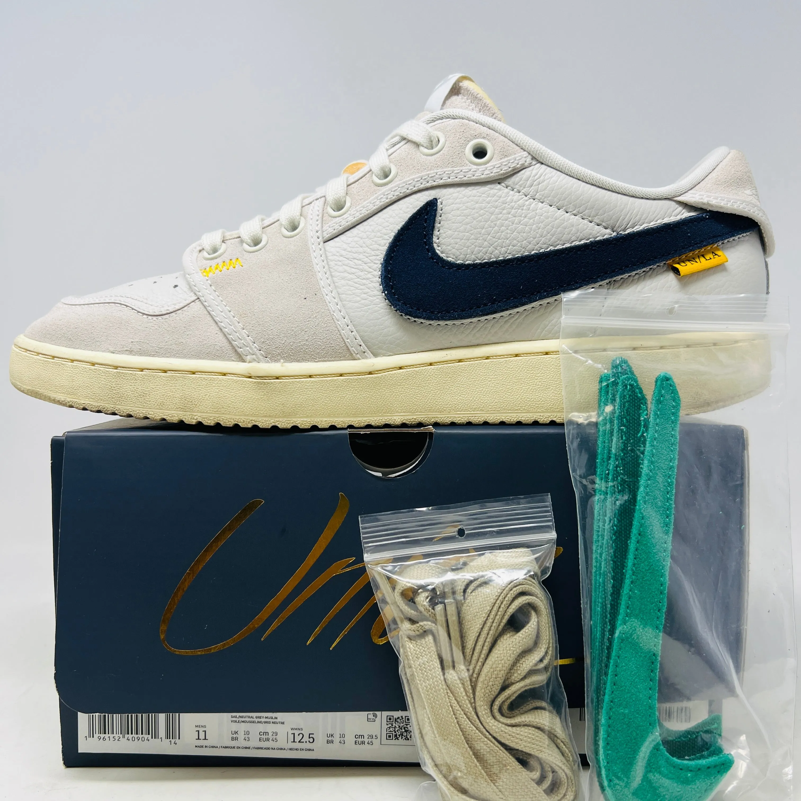 Asics Shoes Noosa Tri 16 Jordan 1 Retro AJKO Low SP Union Sail Leather