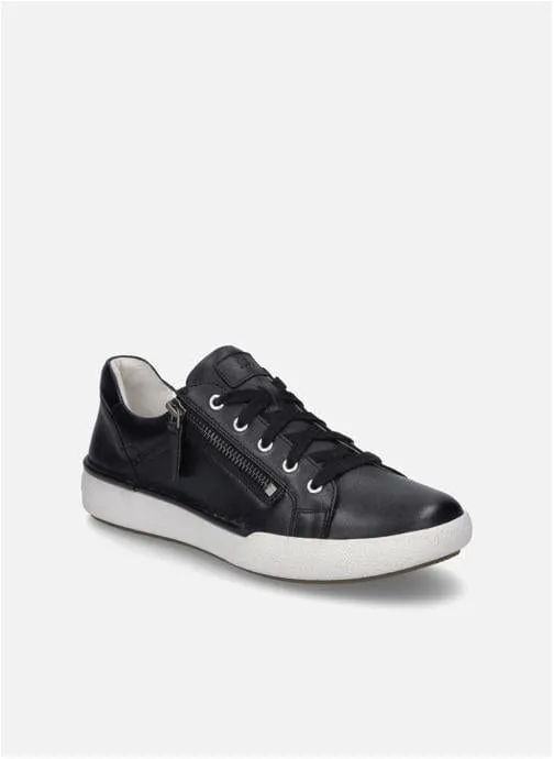 Demar Derozan Sneakers Josef Seibel Women's Claire 03 Lace & Zip Sneakers- Black