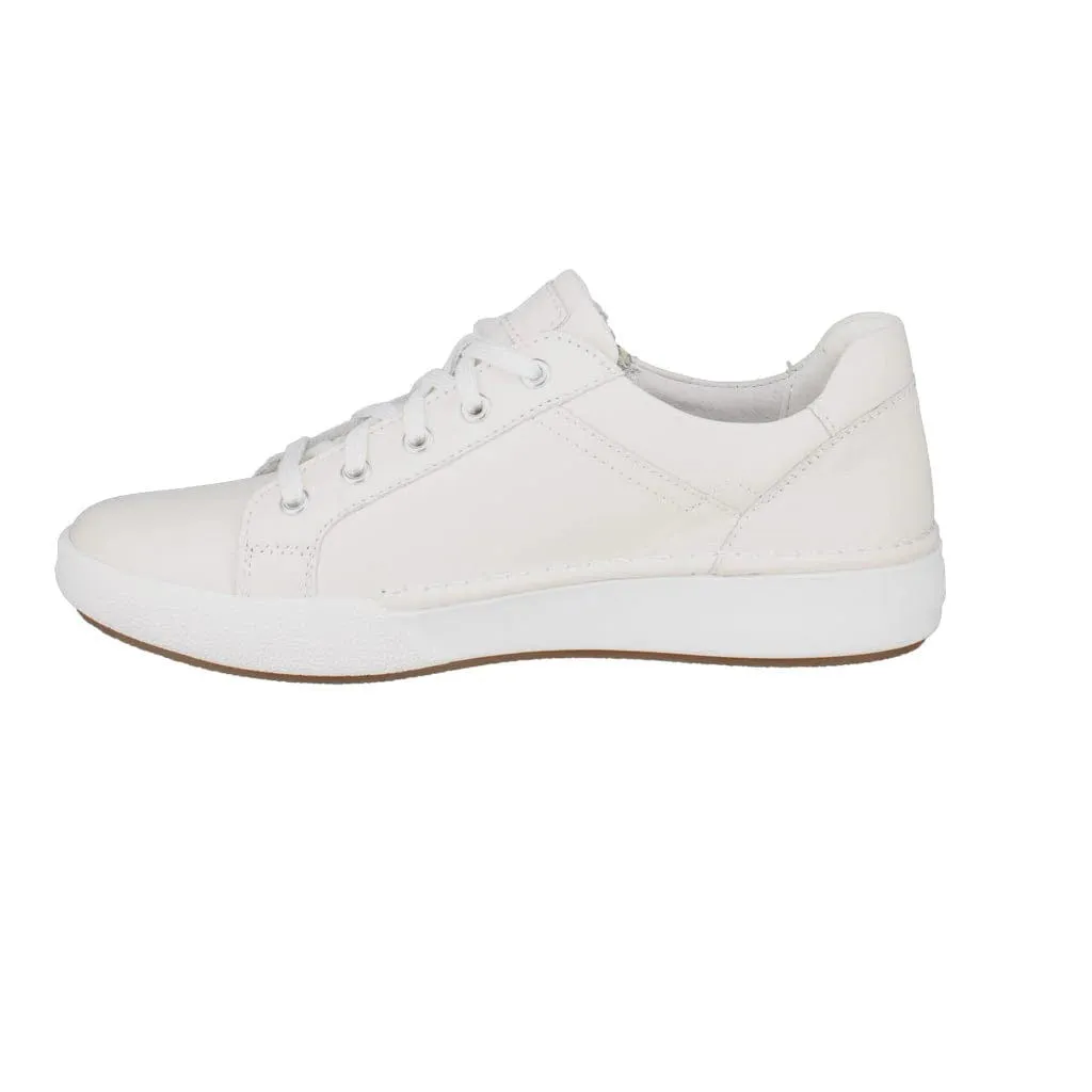 Celtics Sneakers Josef Seibel Women's Claire 03 Lace & Zip Sneakers- White