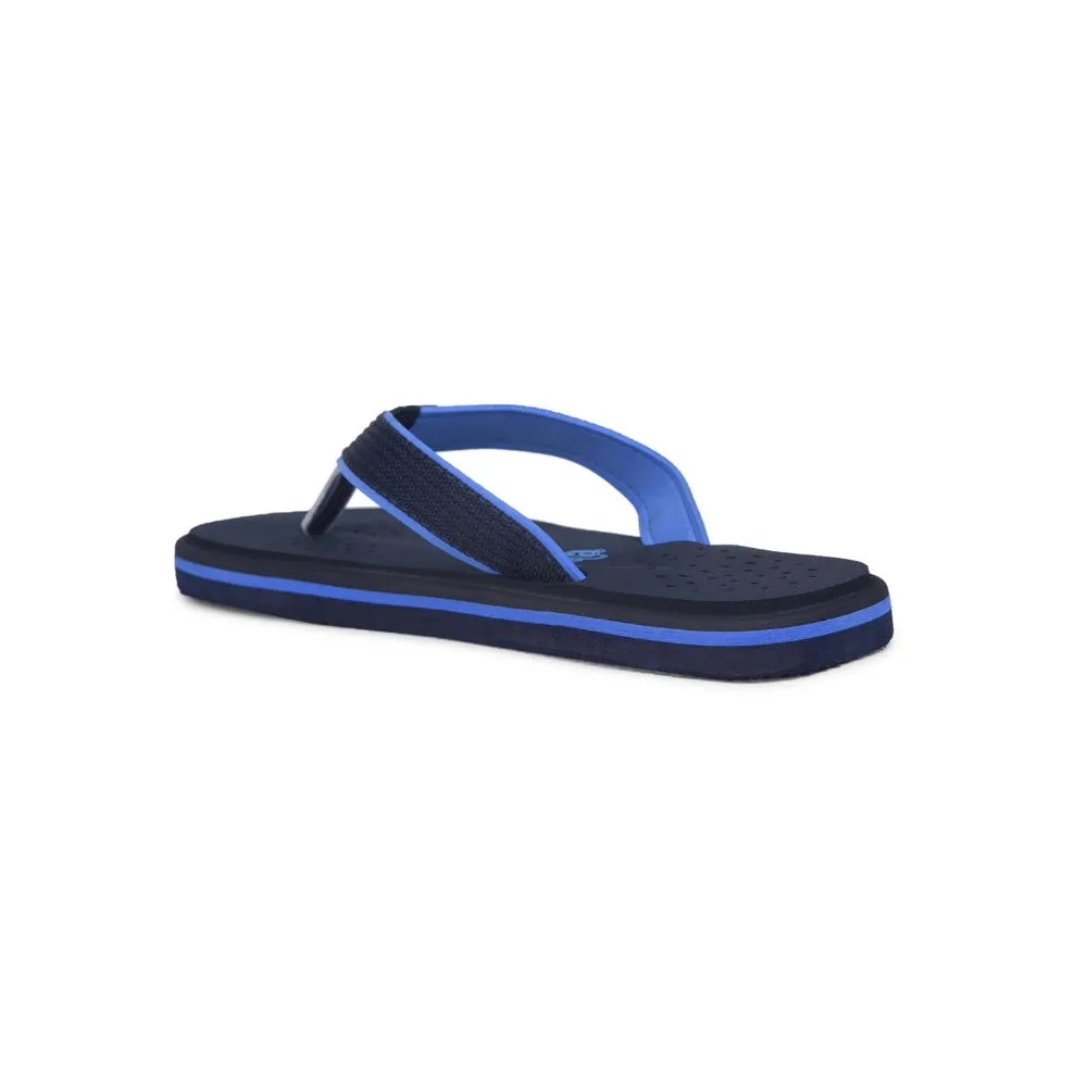 Monogram Slippers A-HA Casual Blue Flip Flop For Men CFL-1 By Liberty