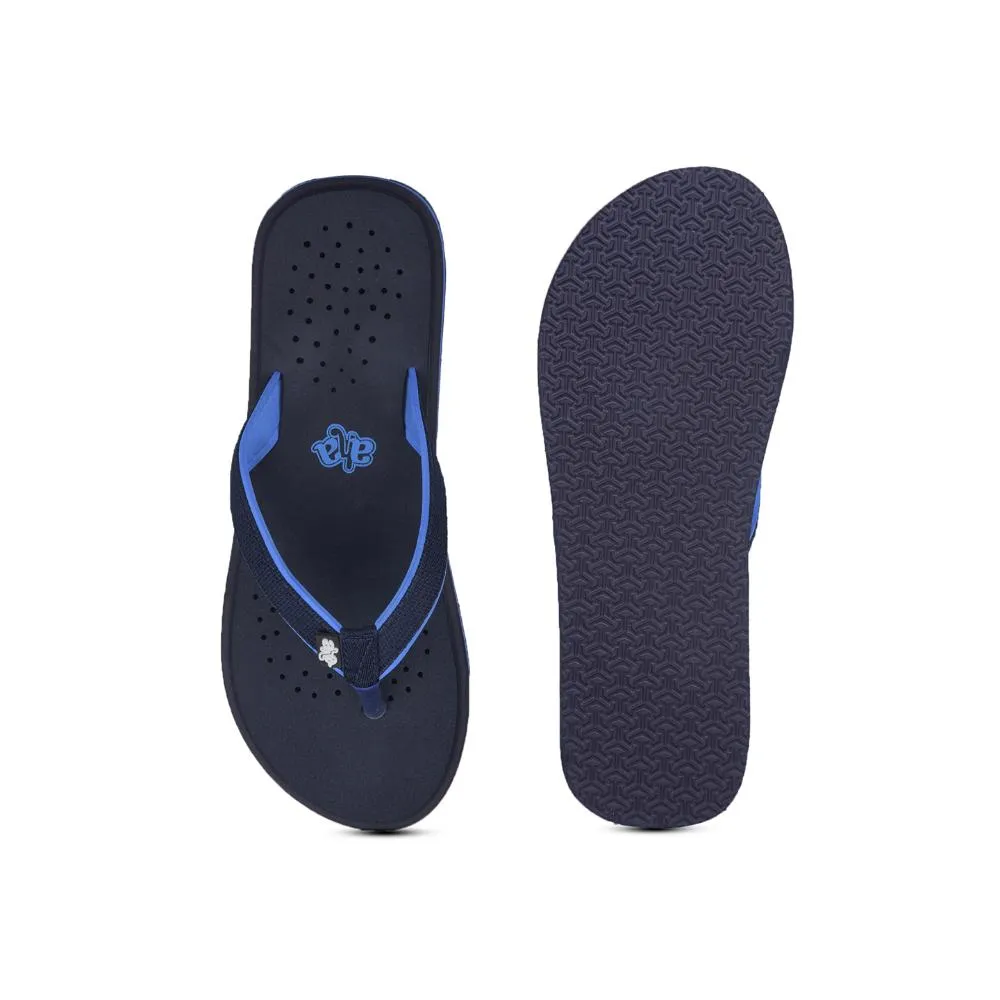 A-HA Casual Blue Flip Flop For Men CFL-1 By Liberty Slides Sand