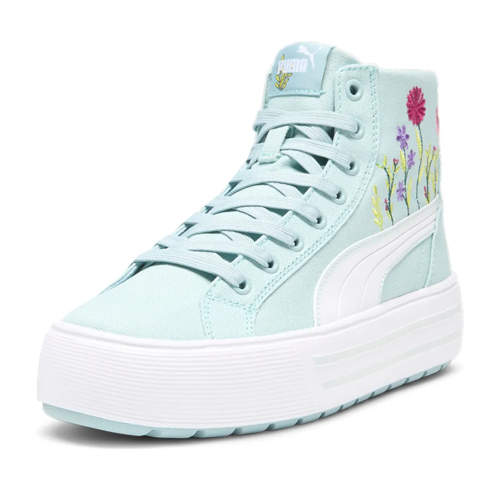 Kaia 2.0 Mid Floral Platform High Top Sneakers Puma Redon Bungee Shoes