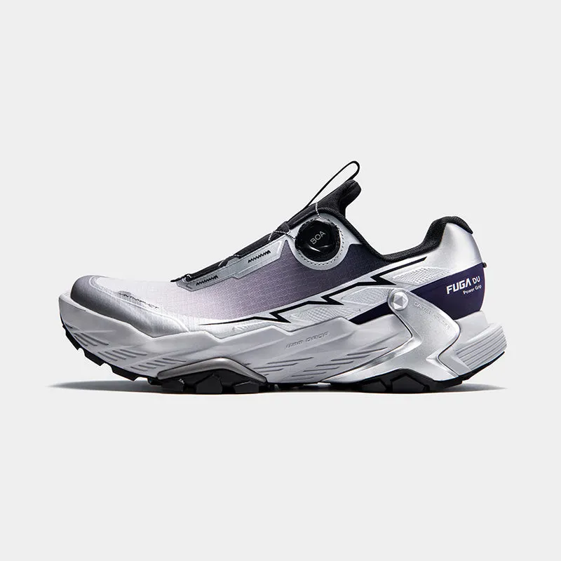 Bottom Of Running Shoes Kailas FUGA DU BOA Trail Running Shoes Men's Gray/Purple