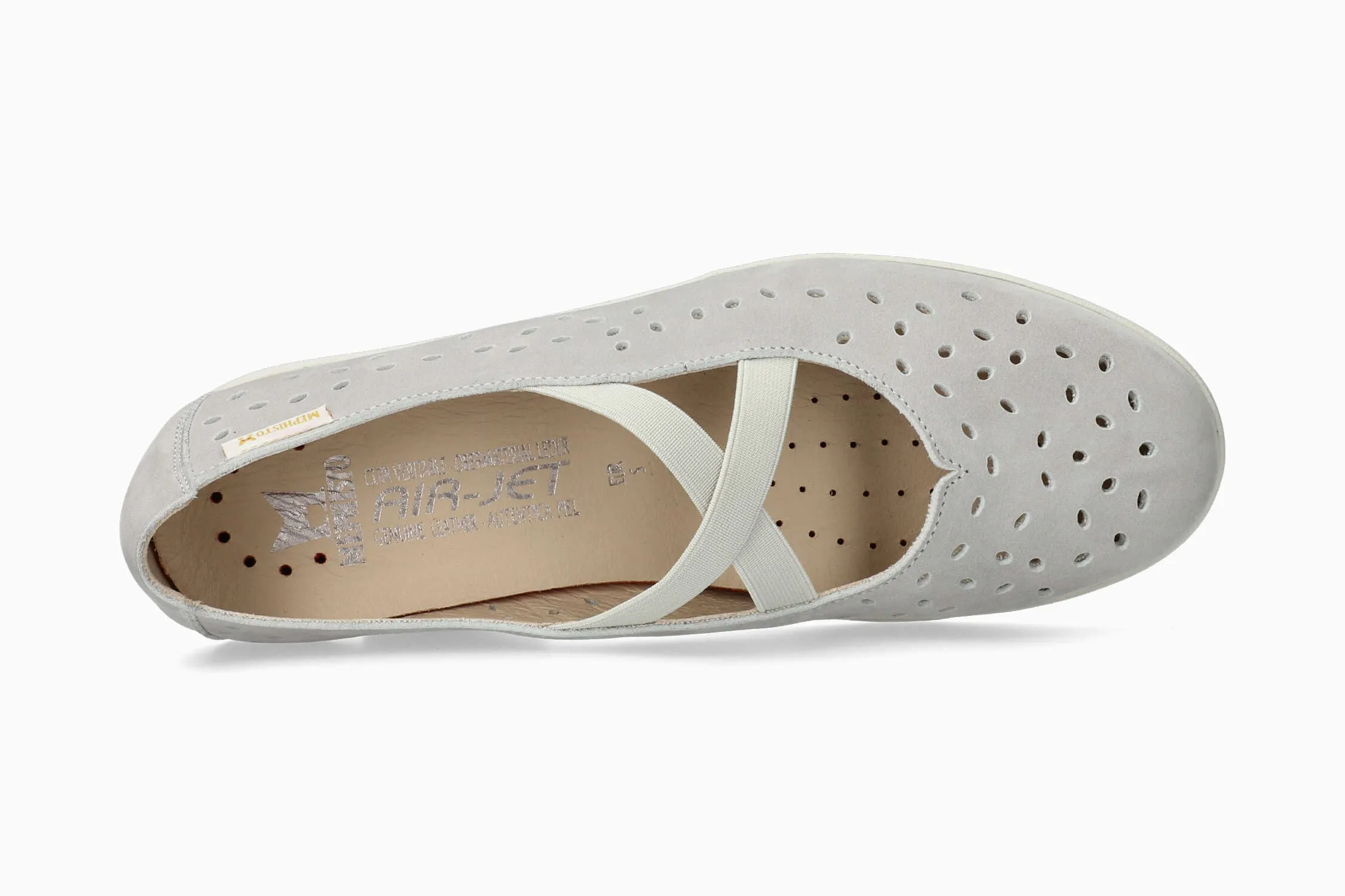 Slip On Sandels Karla Perf - Light Grey
