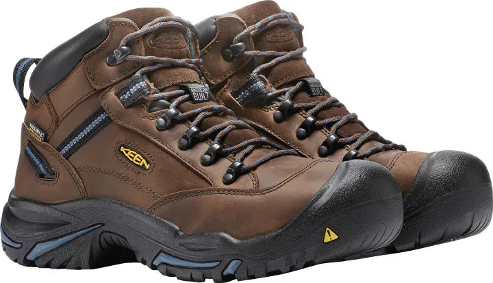 Texas Steer Work Boots Keen Utility Braddock AL Waterproof Mid (Steel Toe) Men's