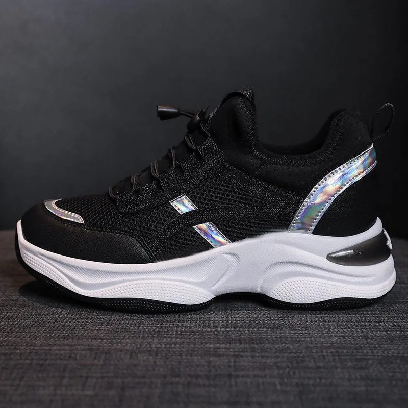 Elastic Band Tennis High Walking Trainers Sneakers Nano Sneakers