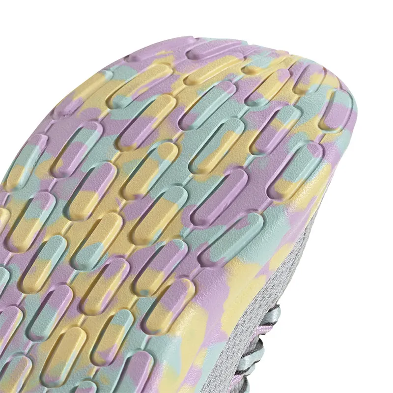 Kid's Toddler Lite Racer Adapt 7.0 Grey/Flash Aqua/Lilac Adidas Olympic Shoes 2024