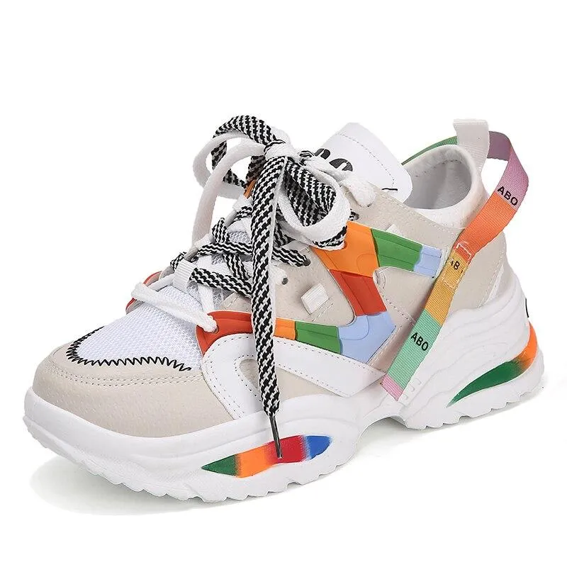 Korean The Mecha Sneakers Dress Pants With Sneakers