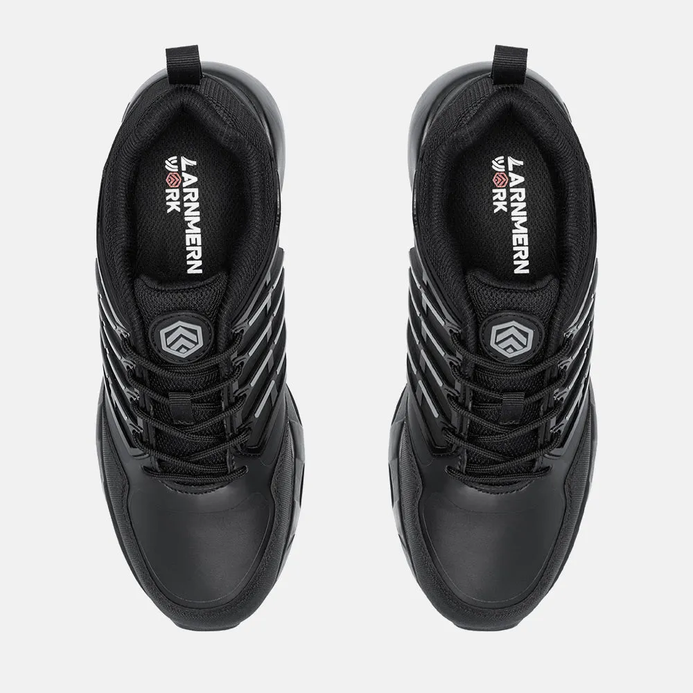 Steel Toe Construction Work Boots Larnmern Non Slip Waterproof Work shoes for Men,#21085