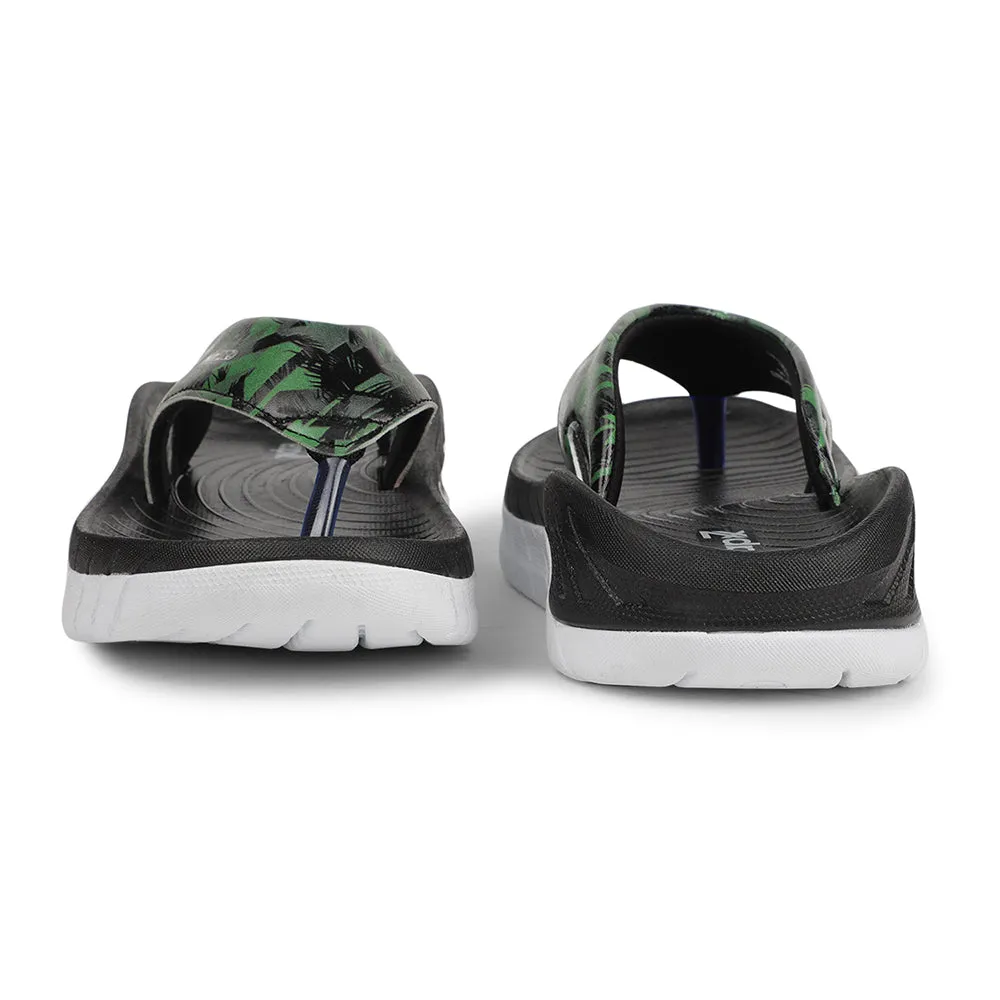 Orange Slides Leap7x Olive Green Casual Slipper For Men EVERLAST-6 By Liberty