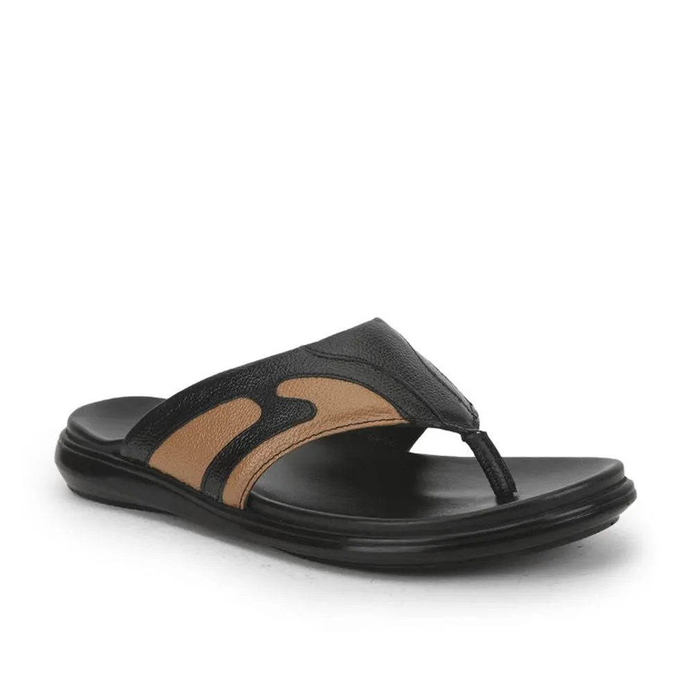 Healers Casual Tan Slipper For Men MDL-06 By Liberty Slippers Brands