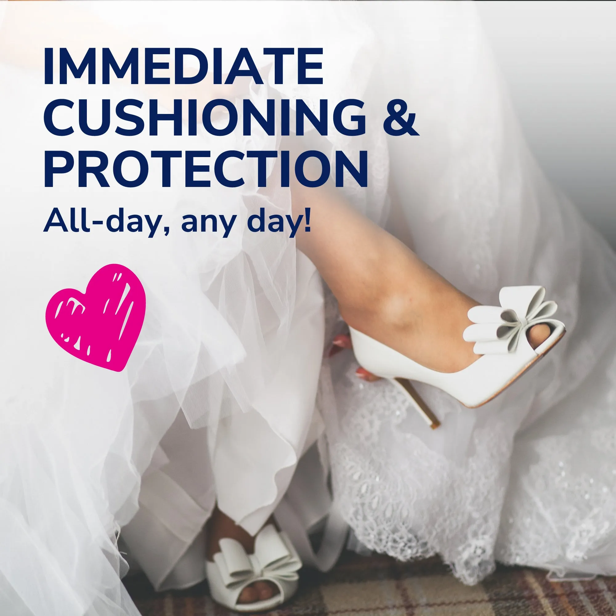 Office Work Boots Love Your HEELS & WEDGES 3/4 Length Insoles