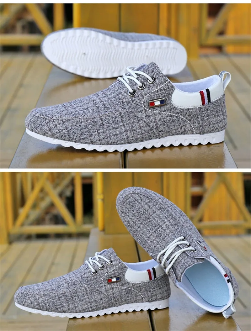 Sneakers With Star On Side Cooper Walker Check Casual Canvas